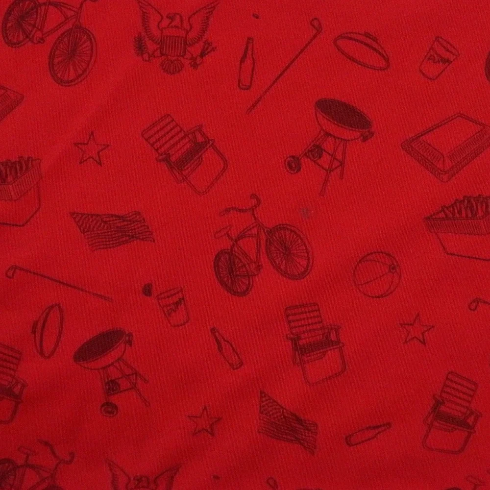 Puma Shirt Men Extra Large Red Volition America Summer Cookout Polo Short Sleeve